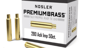 NOSLER PREMIUM BRASS 280 ACKLEY IMP 50PK