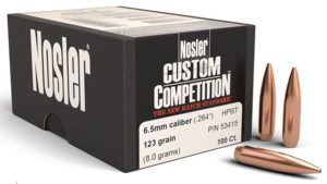 NOSLER 6.5MM 123GR HPBT CUSTOM COMP 100PK