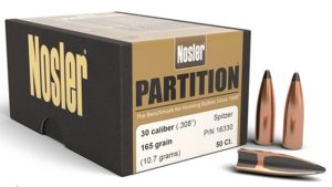 NOSLER 308 165GR PARTITION 50PK